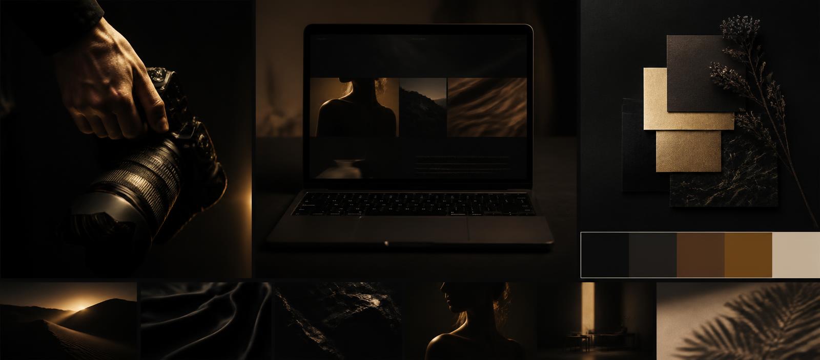 LuxeLens ecosystem — photography, digital and brand work
